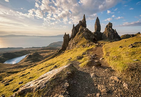 Mountain peaks and open scenery on a custom private tour